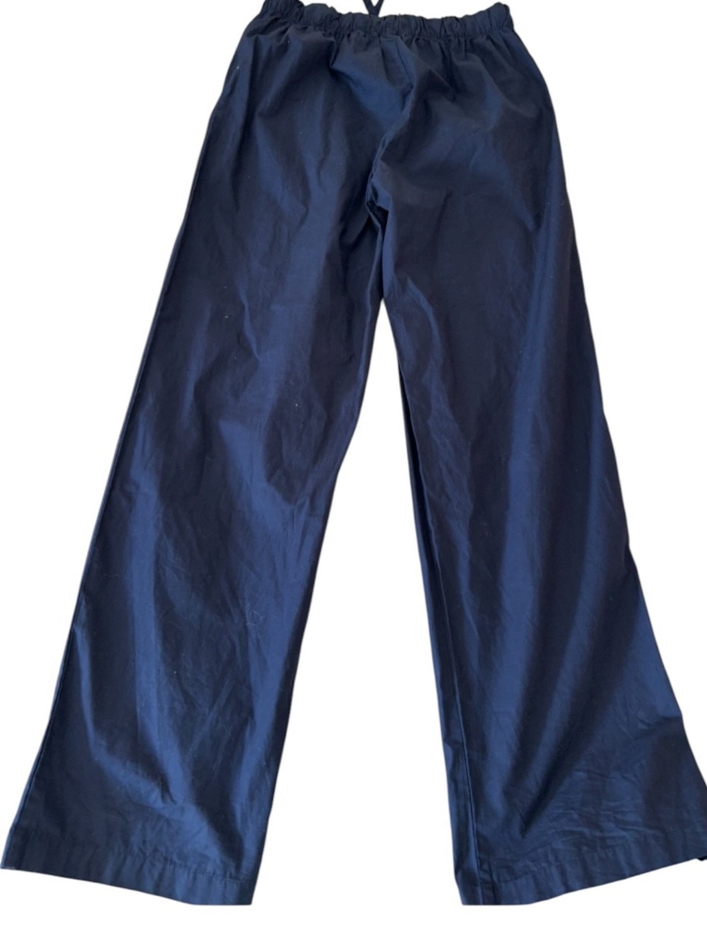 BOII  drawstring, navy blue pants 100% cotton size medium